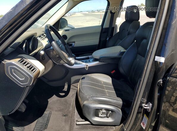SALWR2PFXGA115174 2016 LAND ROVER RANGE Black Widok wnętrza z przodu
