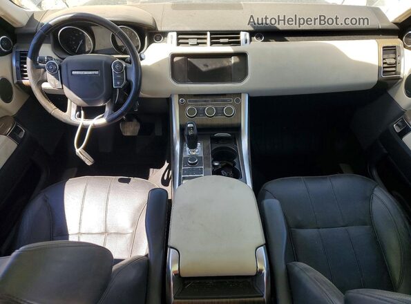 SALWR2PFXGA115174 2016 LAND ROVER RANGE Black Widok deski rozdzielczej