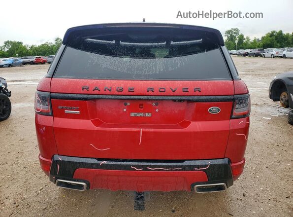SALWR2RE5JA800565 2018 LAND ROVER RANGE Red Vista trasera