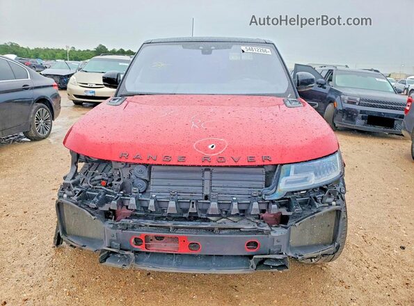 SALWR2RE5JA800565 2018 LAND ROVER RANGE Red Vista frontal