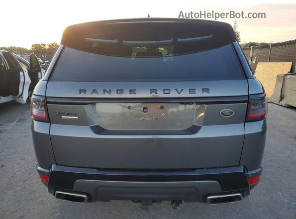 SALWR2RE5KA863666 2019 LAND ROVER RANGE Gray უკანა ხედი