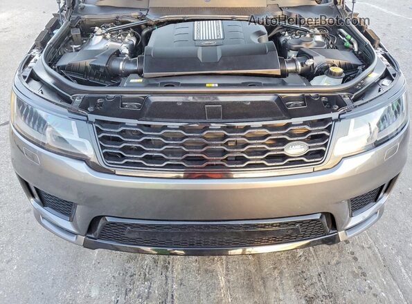SALWR2RE5KA863666 2019 LAND ROVER RANGE Gray ძრავის განყოფილების ხედი
