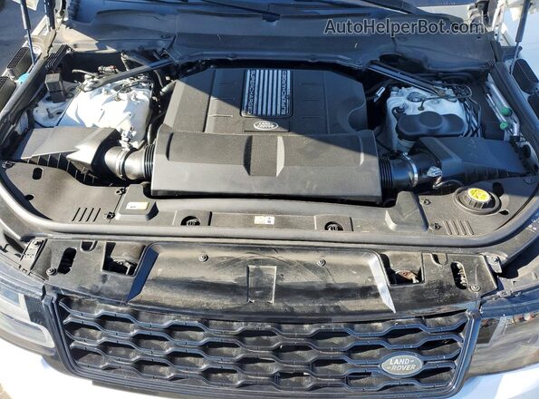 SALWR2RE6JA184519 2018 LAND ROVER RANGE White Engine compartment view
