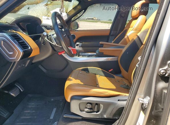 SALWR2RE6JA809615 2018 LAND ROVER RANGE Silver Vista interior delantera