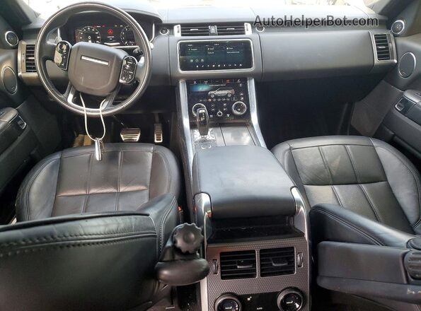 SALWR2RE7KA836968 2019 LAND ROVER RANGE Black Dashboard view