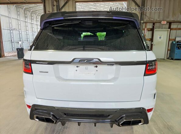 SALWR2RE8JA800950 2018 LAND ROVER RANGE White Widok z tyłu