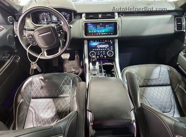SALWR2RE8JA800950 2018 LAND ROVER RANGE White Widok deski rozdzielczej