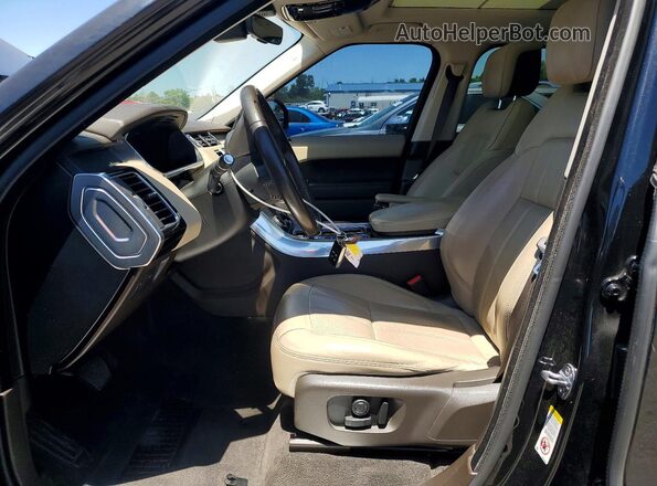 SALWR2RK1JA184837 2018 LAND ROVER RANGE Black Widok wnętrza z przodu