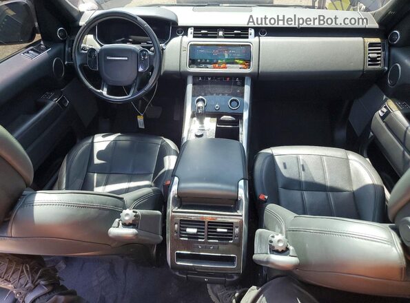 SALWR2RK5JA409048 2018 LAND ROVER RANGE Black Вид панелі приладів