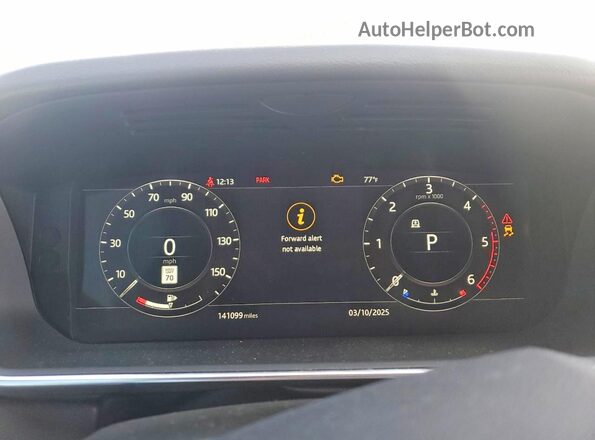 SALWR2RK9KA840316 2019 LAND ROVER RANGE Gray Instrument cluster view