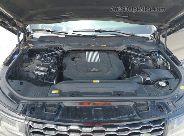 SALWR2RKXJA697004 2018 LAND ROVER RANGE Black Engine compartment view