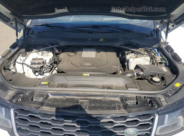 SALWR2RKXKA846545 2019 LAND ROVER RANGE White Widok wnętrza z tyłu