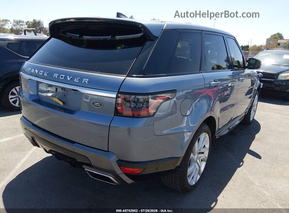 SALWR2RU4KA868476 2019 LAND ROVER RANGE ROVER SPORT Синий Задняя правая четверть