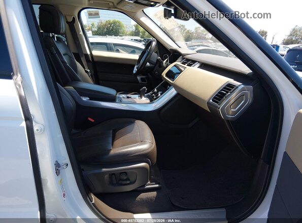 SALWR2RU8KA863040 2019 LAND ROVER RANGE ROVER SPORT White Widok wnętrza z przodu
