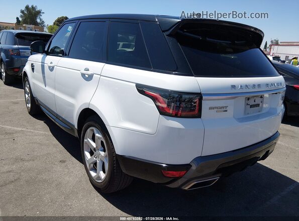 SALWR2RU8KA863040 2019 LAND ROVER RANGE ROVER SPORT White Tył lewy
