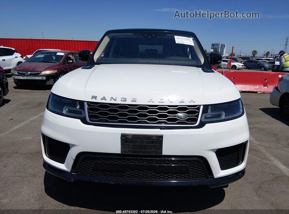 SALWR2RU8KA863040 2019 LAND ROVER RANGE ROVER SPORT White Widok zestawu wskaźników