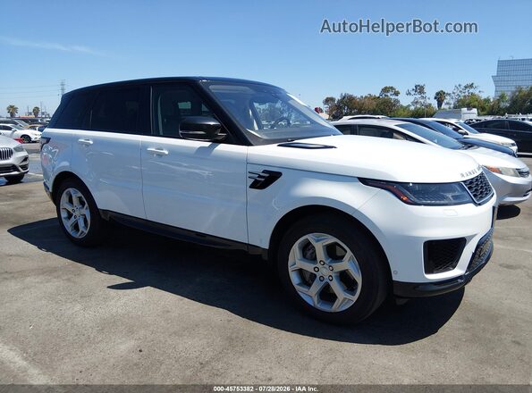 SALWR2RU8KA863040 2019 LAND ROVER RANGE ROVER SPORT White Widok wnętrza z tyłu