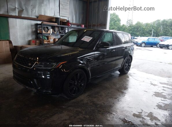 SALWR2RU9KA869607 2019 LAND ROVER RANGE ROVER SPORT Black წინა მარცხენა ხედი სამი მეოთხედიდან