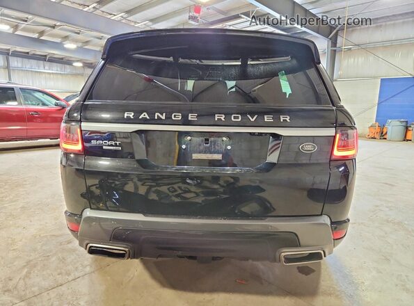 SALWR2RV1JA185481 2018 LAND ROVER RANGE Black უკანა ხედი
