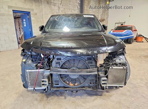 SALWR2RV1JA185481 2018 LAND ROVER RANGE Black წინა ხედი