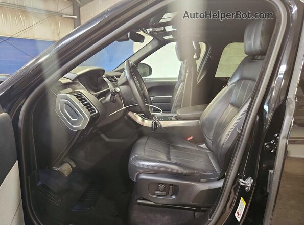 SALWR2RV1JA185481 2018 LAND ROVER RANGE Black წინა სალონის ხედი