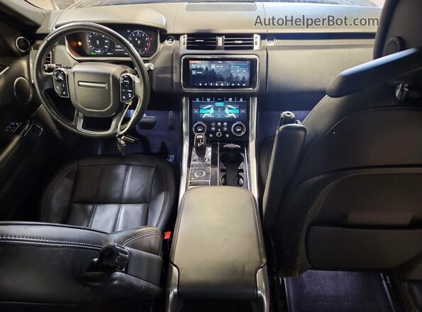 SALWR2RV1JA185481 2018 LAND ROVER RANGE Black წინა პანელის ხედი