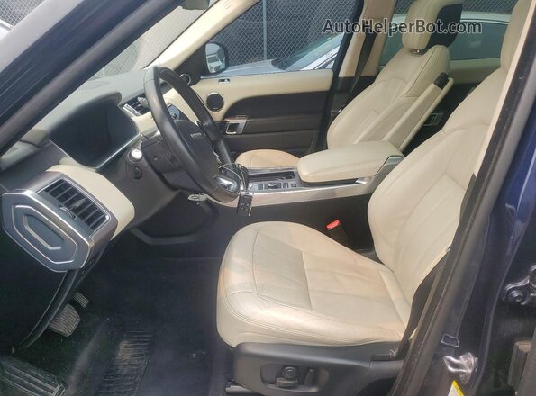 SALWR2RV1KA418096 2019 LAND ROVER RANGE Blue Widok wnętrza z przodu