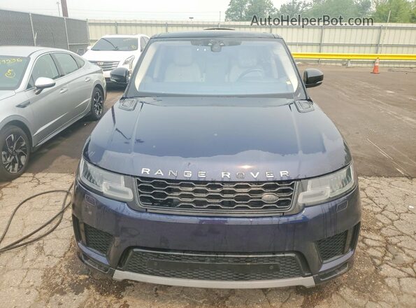 SALWR2RV1KA418096 2019 LAND ROVER RANGE Blue Widok z przodu