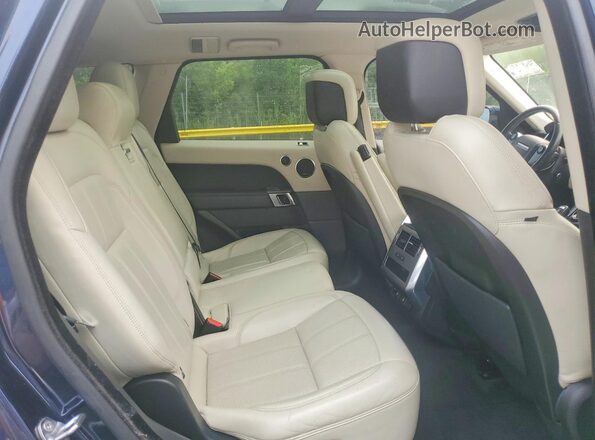 SALWR2RV1KA418096 2019 LAND ROVER RANGE Blue Widok wnętrza z tyłu