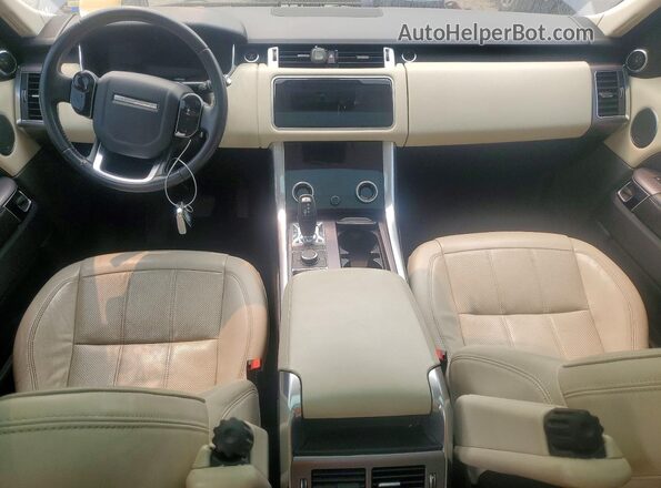 SALWR2RV1KA418096 2019 LAND ROVER RANGE Blue Widok deski rozdzielczej