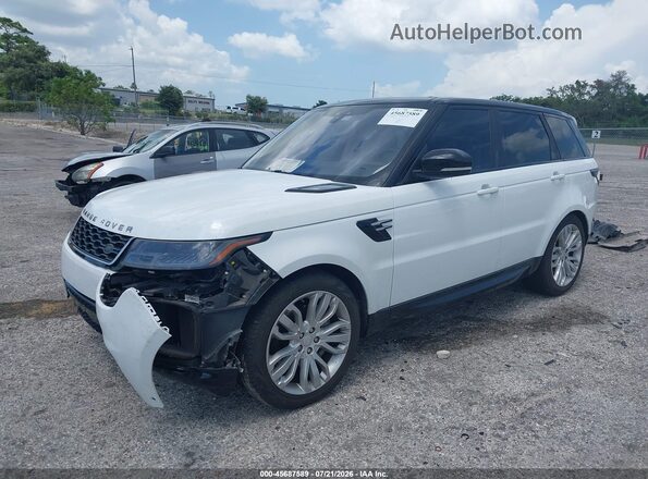 SALWR2RV1KA819244 2019 LAND ROVER RANGE ROVER SPORT White წინა მარცხენა ხედი სამი მეოთხედიდან