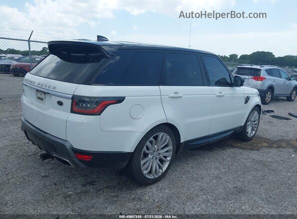 SALWR2RV1KA819244 2019 LAND ROVER RANGE ROVER SPORT White უკანა მარჯვენა