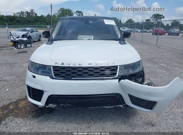 SALWR2RV1KA819244 2019 LAND ROVER RANGE ROVER SPORT White ხელსაწყოთა პანელის ხედი