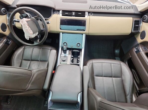 SALWR2RV1KA847903 2019 LAND ROVER RANGE Белый Вид панели приборов