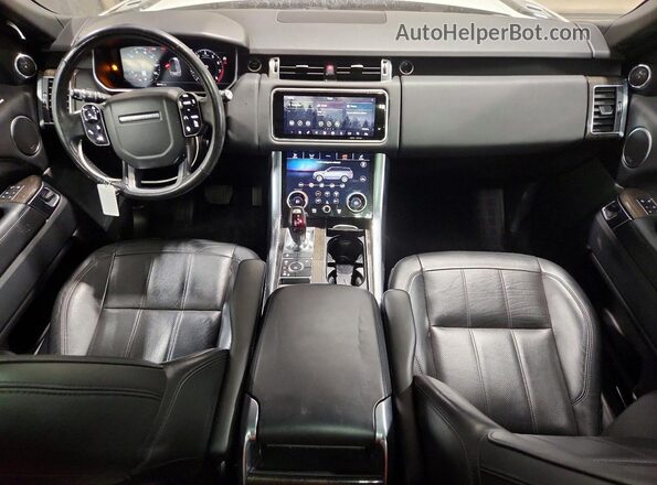 SALWR2RV3JA809636 2018 LAND ROVER RANGE White Առջևի վահանակի տեսք