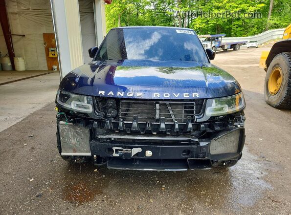 SALWR2RV5KA849962 2019 LAND ROVER RANGE Синий Вид спереди