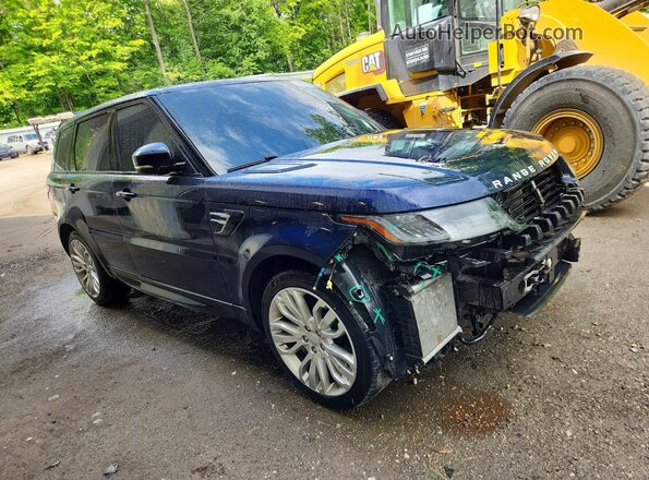 SALWR2RV5KA849962 2019 LAND ROVER RANGE Синий Передняя правая четверть