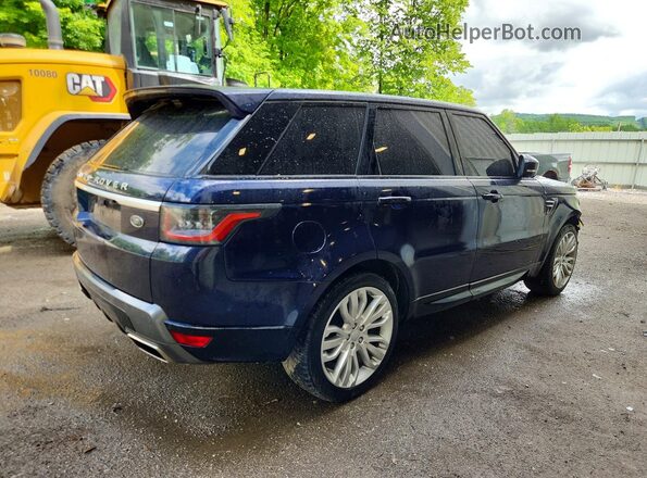 SALWR2RV5KA849962 2019 LAND ROVER RANGE Синий Задняя правая четверть
