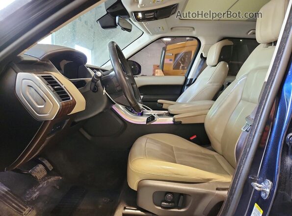 SALWR2RV5KA849962 2019 LAND ROVER RANGE Синий Вид салона спереди