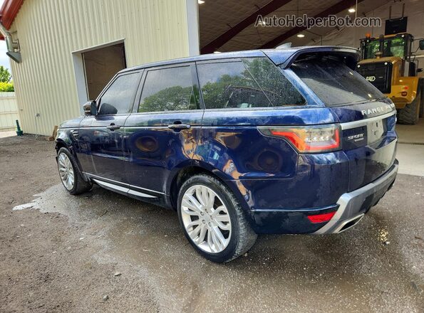 SALWR2RV5KA849962 2019 LAND ROVER RANGE Синий Задняя левая четверть