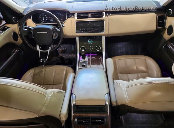 SALWR2RV5KA849962 2019 LAND ROVER RANGE Синий Вид панели приборов