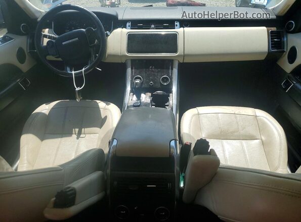 SALWR2RV6JA197920 2018 LAND ROVER RANGE Синий Вид панели приборов