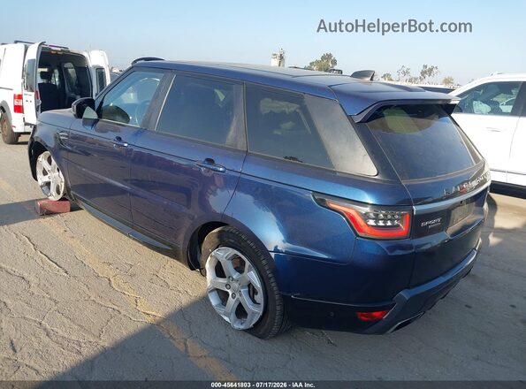 SALWR2RV7JA196517 2018 LAND ROVER RANGE ROVER SPORT Dark Blue Задняя левая четверть