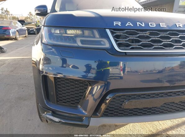 SALWR2RV7JA196517 2018 LAND ROVER RANGE ROVER SPORT Dark Blue Вид задней части салона