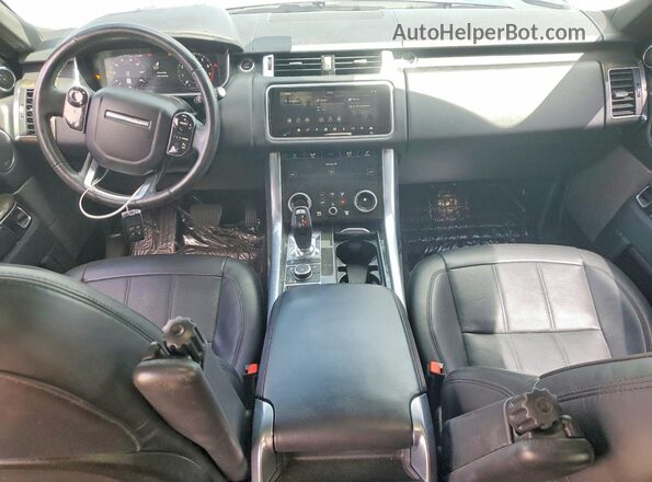SALWR2RV7JA812314 2018 LAND ROVER RANGE Black Առջևի վահանակի տեսք