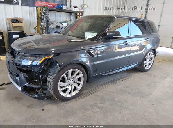 SALWR2RV7KA419110 2019 LAND ROVER RANGE ROVER SPORT Серый Передняя левая четверть
