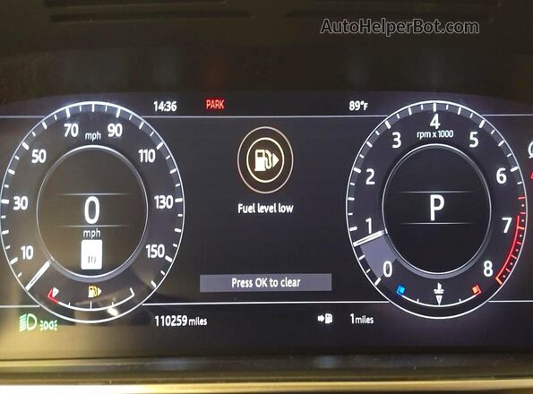 SALWR2RV8JA190001 2018 LAND ROVER RANGE White Առջևի վահանակի տեսք