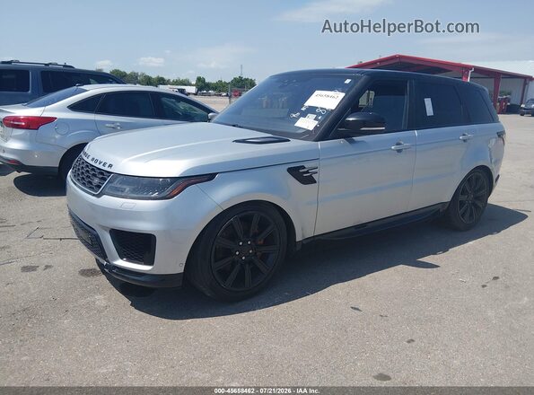 SALWR2RV8KA824408 2019 LAND ROVER RANGE ROVER SPORT Серебряный Передняя левая четверть
