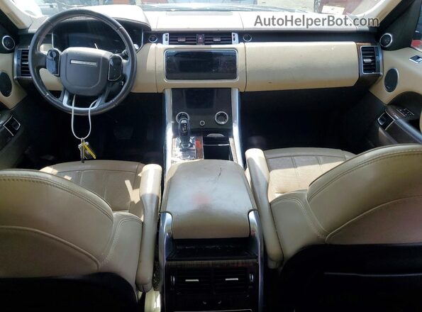 SALWR2RV9KA426737 2019 LAND ROVER RANGE Черный Вид панели приборов