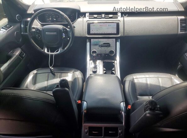 SALWR2RV9KA835434 2019 LAND ROVER RANGE Gray Вид панелі приладів